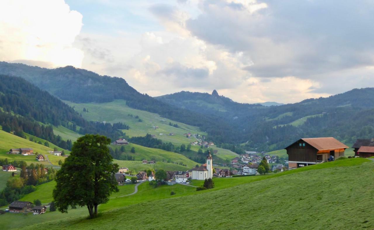 Апартаменты Hueslermatte 1 Oberiberg Экстерьер фото